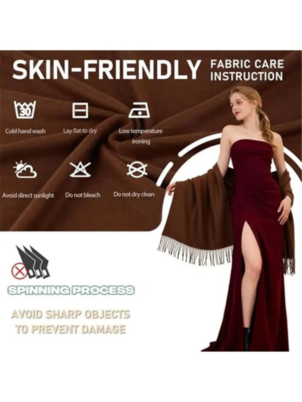 Pashmina Scarf for Women Winter Dressy Shawls and Wraps for Evening Wedding